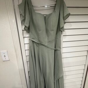 Dress sage green